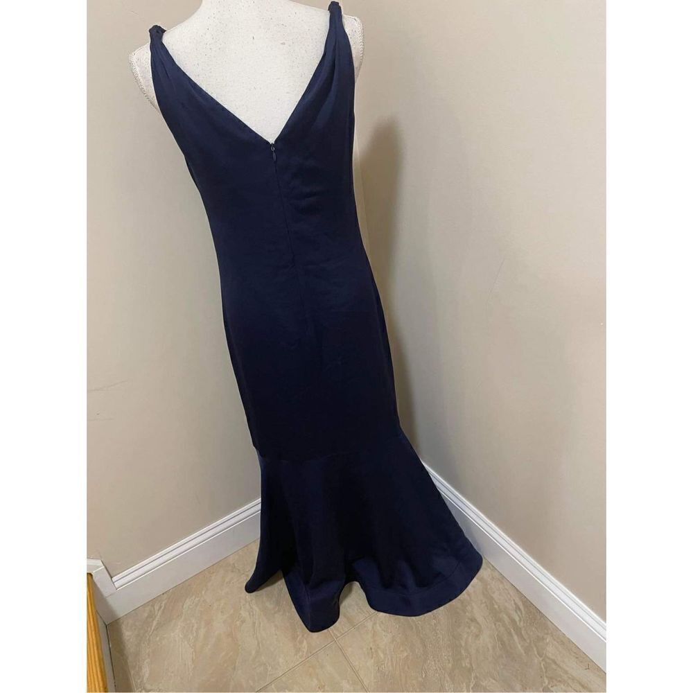 Anthropologie Shoshanna Ibiza Satin Dress Size 4 - Picture 7 of 9
